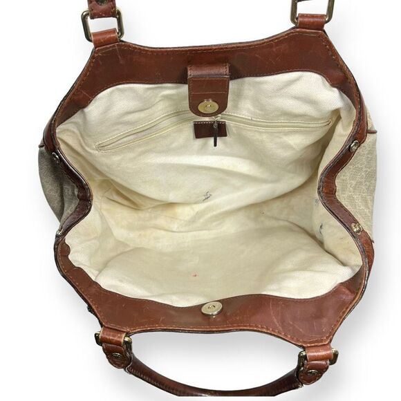 GUCCI GG Canvas Beige Monogream Diamante Sukey Boston Shoulder Tote Bag - Picture 10 of 13